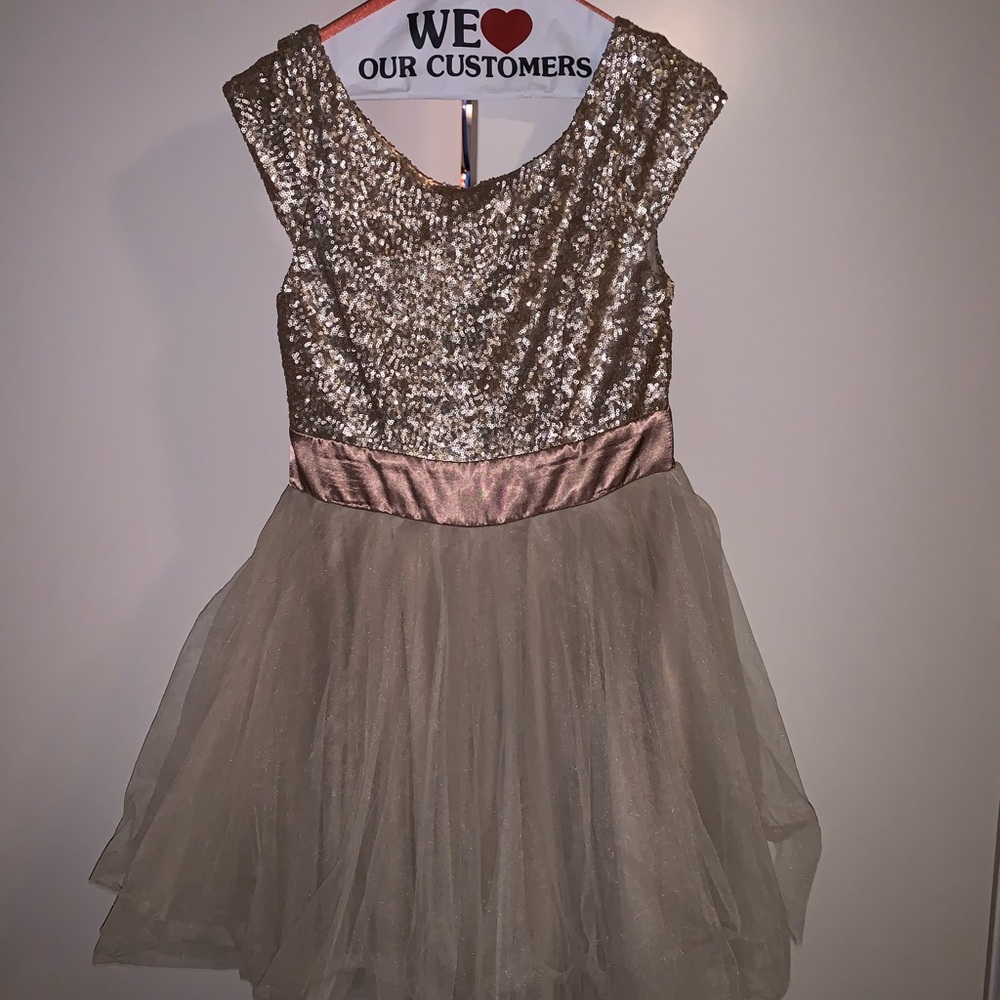 Gold Dress